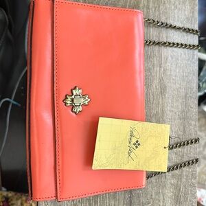 NWT Patricia Nash Giada Crossbody in Coral